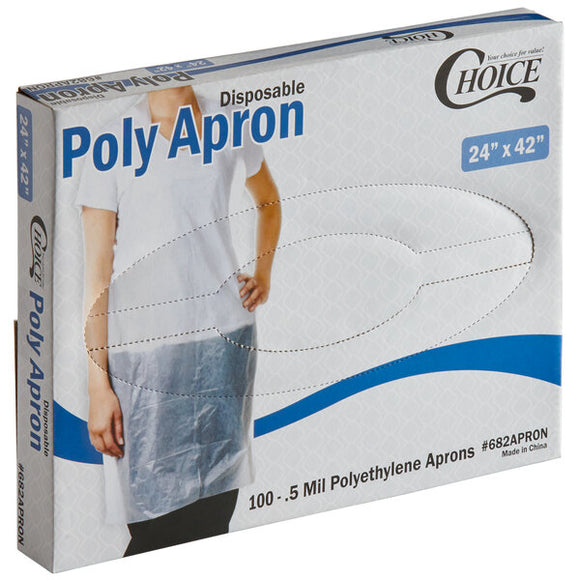 50001 Apron - Disposable 100 Pk