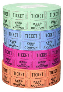 506000 Raffle Tickets  Double Roll